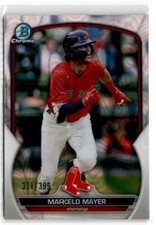 2023 Bowman Chrome Prospects Lava Refractor Marcelo Mayer 371/399 Boston Red Sox