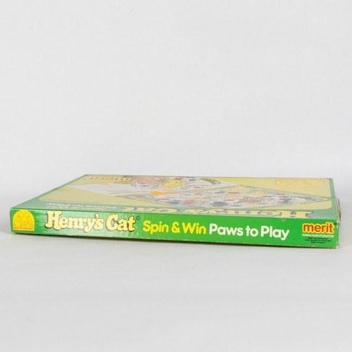 Ex shop vintage 1982 Merit Henry's Cat Spin & Win Paws to Play game - Picture 3 of 6
