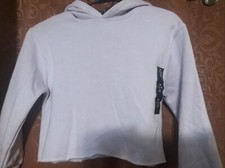 Art Class Hoodie Size M 7/8 Long Sleeve Purple New Nwt