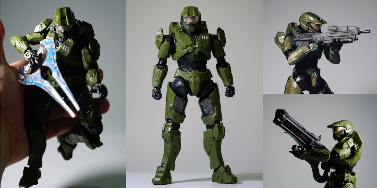 NEW Halo Infinite Figure Master Chief Mjolnir Mark VI 6