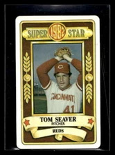 1982 Perma-Graphics Super Star Credit Cards Tom Seaver Cincinnati Reds U6271