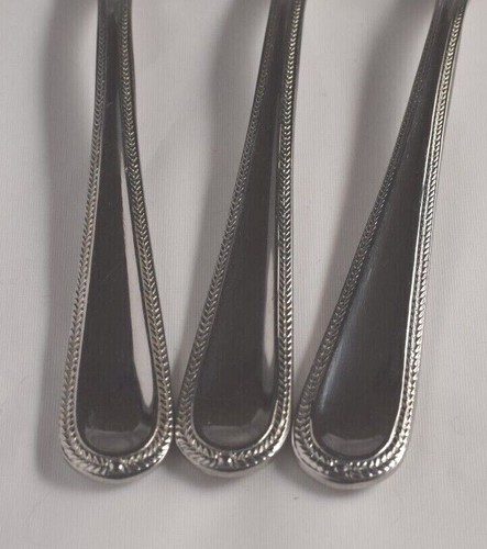 Edelstahl Gorham Zopf glänzend Abendessen 18/10 Löffel Besteck 7" Menge 3 - Bild 1 von 8