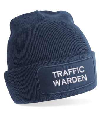 Verkehrswächter Beanie Mütze bestickt Beanie - Verkehrsoffizier
