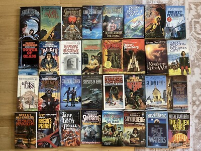 Huge Lot: 32 Robert Silverberg Paperbacks Sci-Fi Thorns Dying Inside Tower Glass