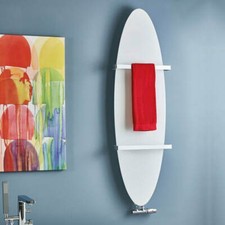 1600 x 450mm Pure Surf Board Radiator Dark Grey 2480 BTUs