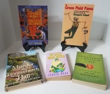 Murder Mystery 5 Book Bundle - Bradley, Dennison, Dunn, Dunnett & Scherf