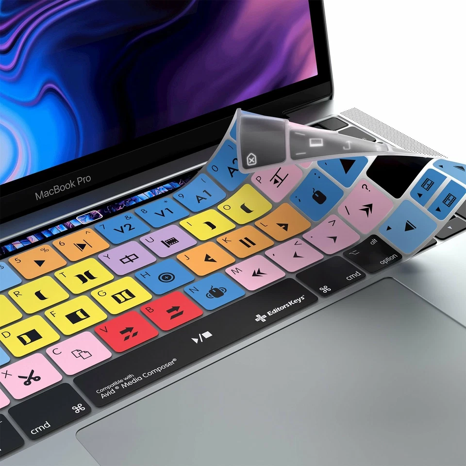 Avid Media Composer Keyboard Cover Skin for MacBook Pro and iMac by Editors Keys — 第 4/4 张图片