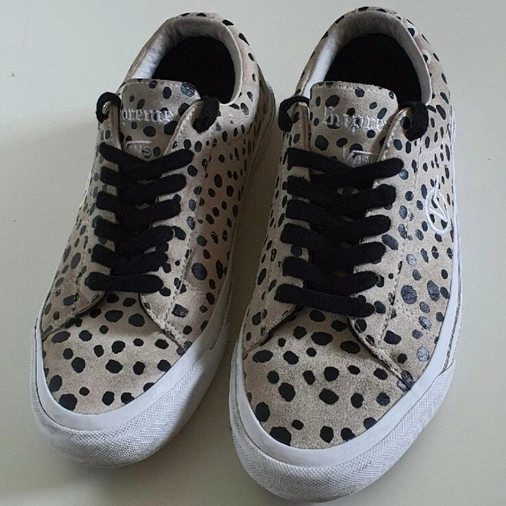 SS18 Supreme X Vans Sid Pro Dalmatian UK 8 US 42.5 Sneakers
