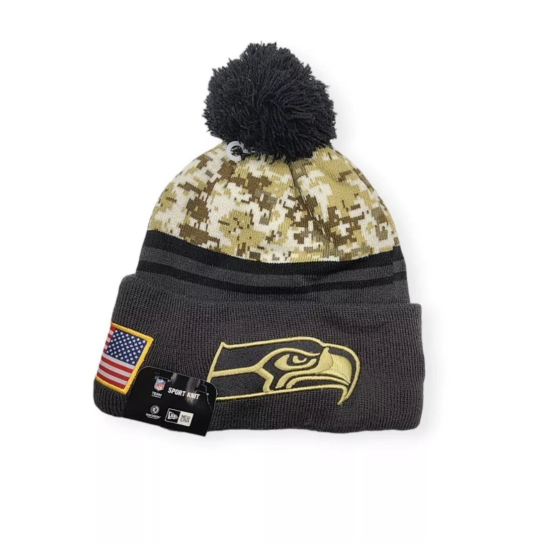 Seattle Supersonics New Era Sport Knit Pom Beanie