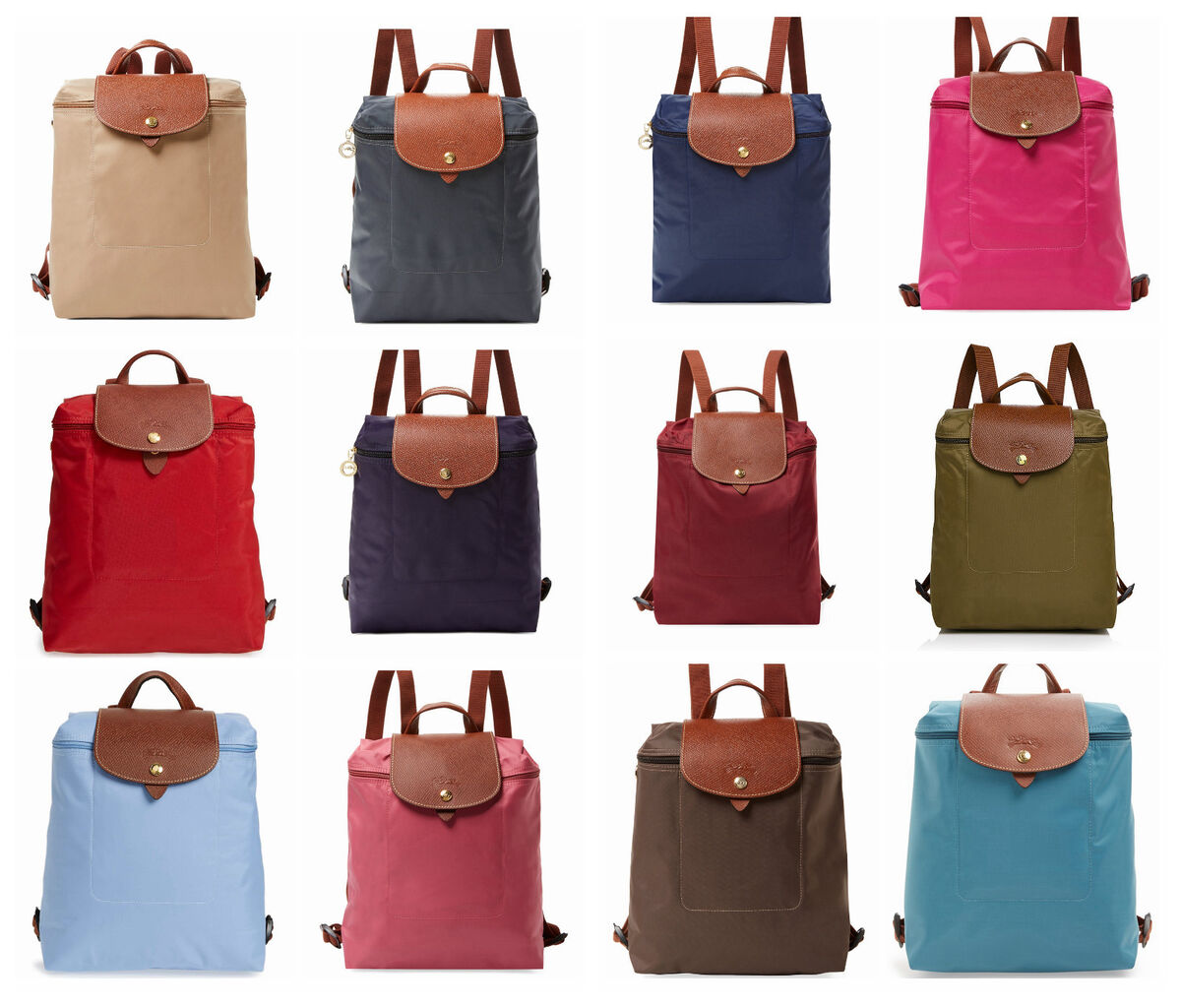 NWT Longchamp Le Pliage Nylon Foldable TRAVEL Backpack MANY NWT Longchamp Le Pliage Nylon Foldable TRAVEL Backpack MANY