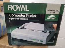Vintage ROYAL Computer Printer Letter Master. Brand New  