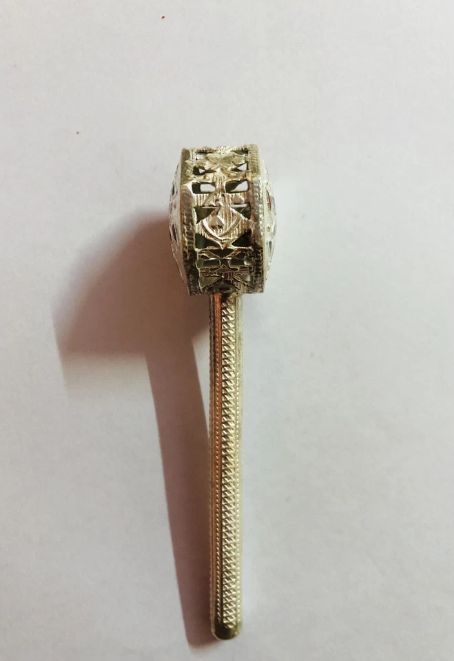 925 Silver Hindu Religious Kanha jis Jhunjhuna Baby Rattle 3.5 pouces 21 gram... - Photo 4/4