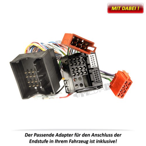 HIFONICS Subwoofer Verstärker Set passend für Audi TT 8J - 09/06-14 - Bild 3 von 6