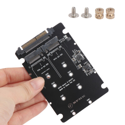 ジャンク NGFF 2TB SSD M.2 SATA 本体のみ 2 in 1 M.2 NGFF NVMe/SATA SSD to PCI-e U.2 SFF-8639 Adapter