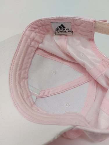 adidas Womens Strap Back Hat Pink Shiny Polyester Cap - Picture 7 of 7