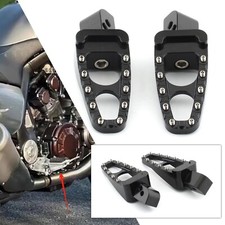 Front Pedal Footrest Foot Pegs For Yamaha FZ1 FZ6 R6 XJ1200 XJ1300 FZR1000 Black
