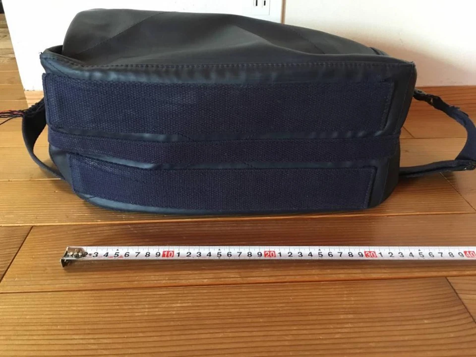 Bolso de Hombro POLO SPORT Años 90 Vintage Azul Marino Oscuro Auténtico Hombre de JP Foto 4 de 4