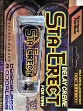 Doc Johnson Sta-Erect Delay Cream for Men 1 oz.