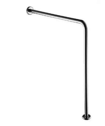 Taylor & Moore Brushed Steel 786mm Wall To Floor Grab Rail Toilet Safety Bar