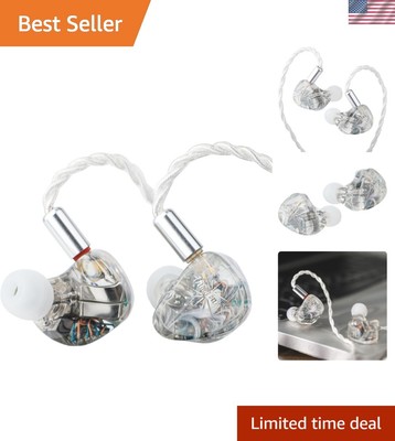 Studio-Quality 8BA IEM with Oxygen-Free Copper Cable for Audiophile Precision