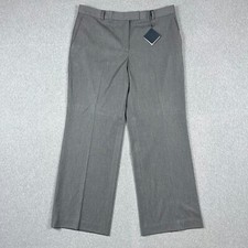 NWT Brooks Brothers 346 Dress Pants Womens Size 14 Caroline Fit Gray 149