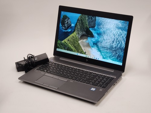 HP ZBook 15 G6 i7-9850H 2.6GHz 32GB RAM 512GB NVMe NVIDIA T2000 W11P + AC *READ*