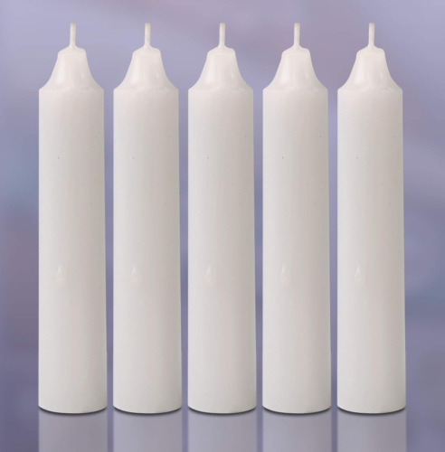 Candele di Emergenza - Confezione da 24 Candele Corte Bianche - Senza Profumo - Emergenza Ca - Foto 8 di 12