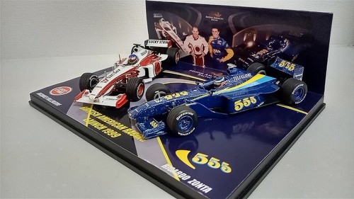 RARE CONVERSION 1:43 Minichamps BAR 01 1999 LAUNCH SHOW CAR VILLENEUVE ZONTA - Picture 4 of 5