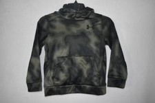 Under Armour Kids' Fleece Printed Hoodie 1379800 390 XSmall Green NWT
