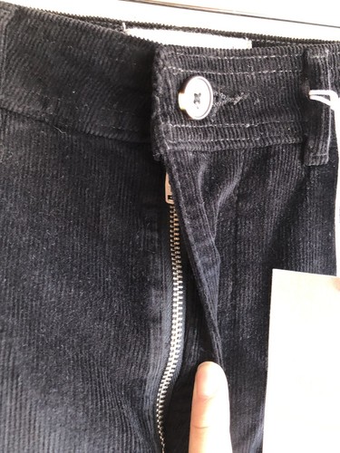Everlane The Velluto a coste larghe pantaloni neri taglia 4 nuovi - Foto 5 di 18