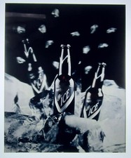 Blue Ice Beer Back-Lit 3-D Lenticular PICTURE 8 x 10 Great 3-D!