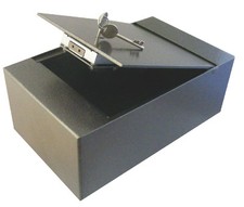 Asec Top Opening Key Opperated Cupboard Safe with £1000 Cash Rating 203mm