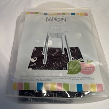 Halloween Themed Splash Mat by BapronBaby- cats, moons, bats, black