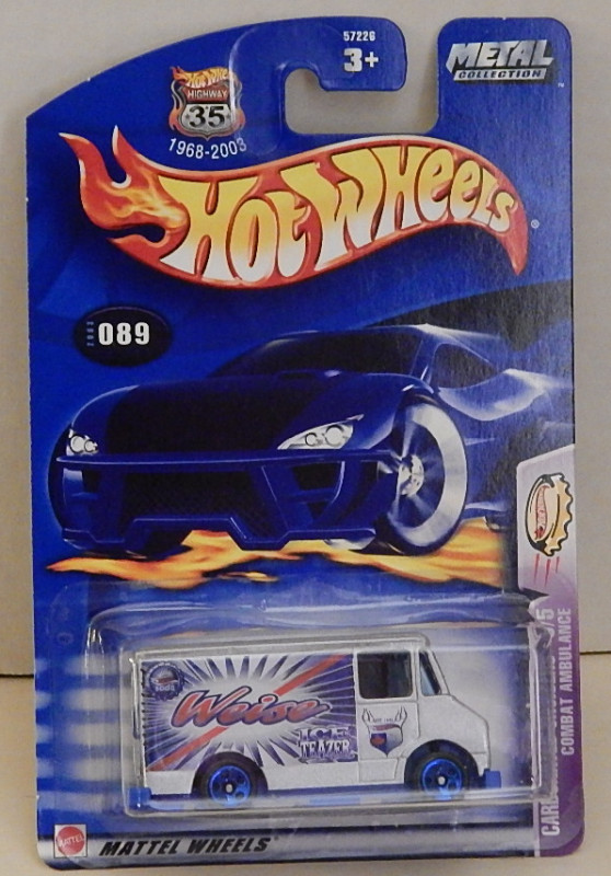 Combat Ambulance Delivery Truck Hot Wheels 2003-089 Carbonated Cruisers
