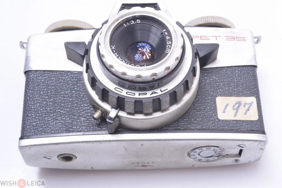 ✅ CÁMARA RARA FUJI OPTICAL PET 35 35 MM CON LENTE FUJINAR K 45 MM 3,5 Foto 3 de 4