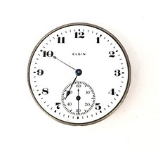 Elgin Movement for Open Face Pocket Watch