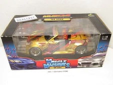 MUSCLE MACHINES 04 NISSAN 350Z MUSCLE TUNERS 1:18 LIQUID GOLD NEW FREE SHIP