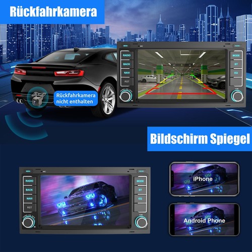 32G Carplay Autoradio Android 13 für VW T5 Multivan Touareg Transporter GPS RDS - Bild 12 von 15