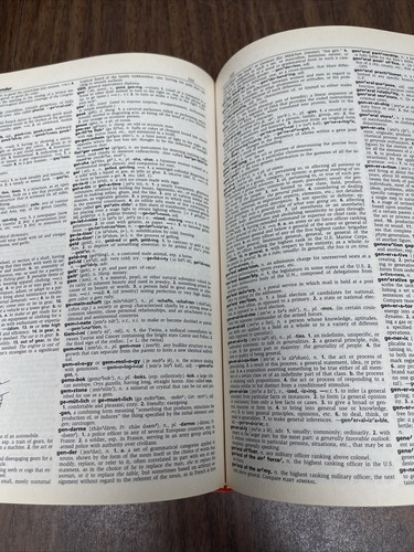 Websters Universal College Dictionary Hardcover - Foto 2 di 3