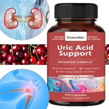 Uric Acid Cleanse and Detox Capsules - Kidney Cleanse and Uric Acid Support