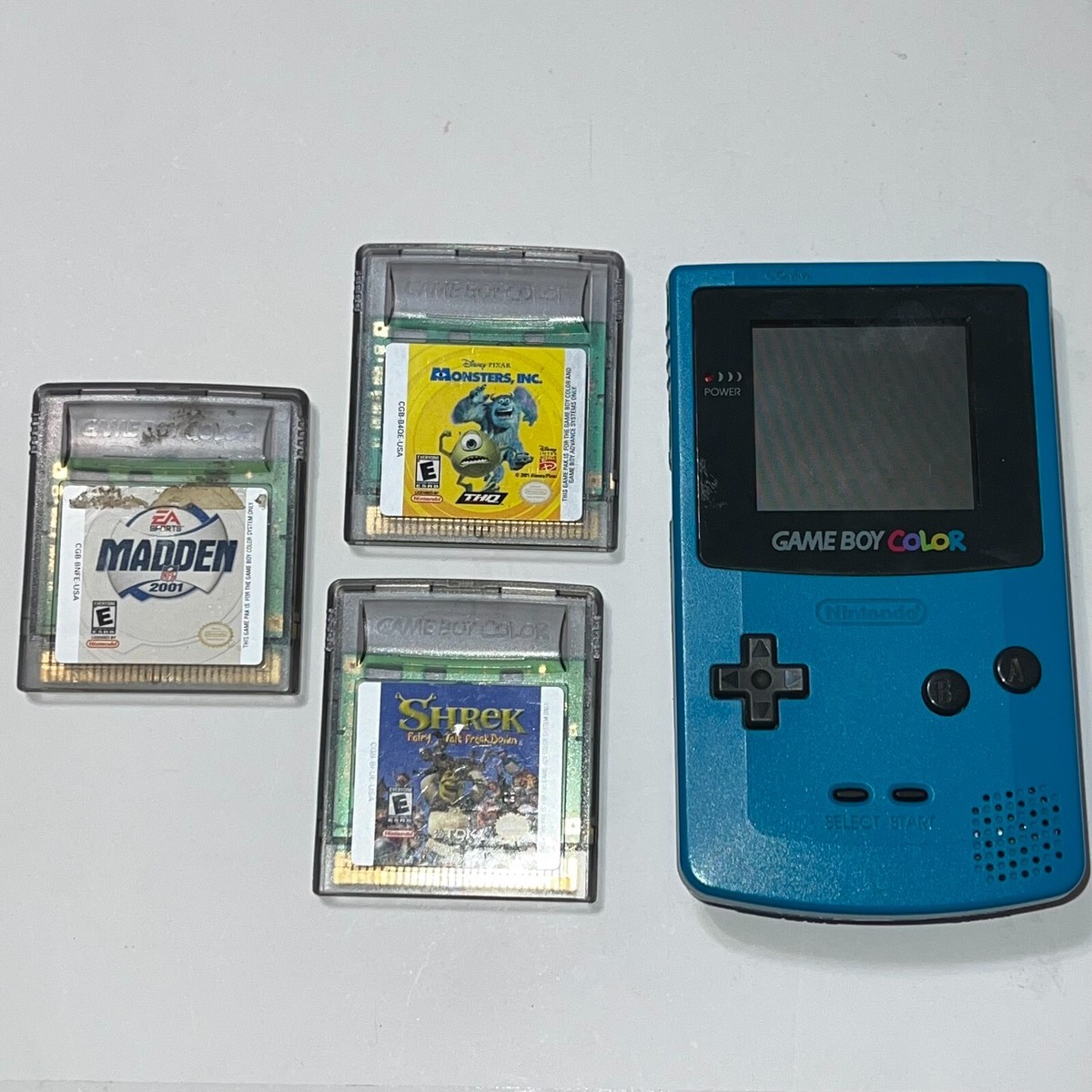 Nintendo Game Boy Color Handheld Game Console - Teal TESTED