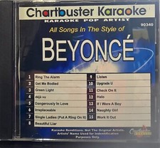 90340 BEYONCE  CHARTBUSTER  KARAOKE CDG LOT CHIC 260