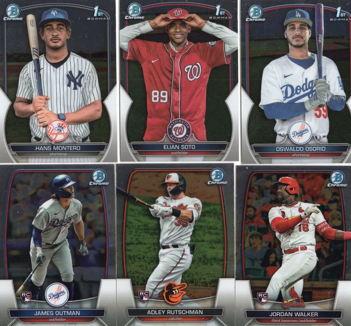 2023 Bowman Chrome Baseball - 1st Bowman & Rookie Cards - Pick