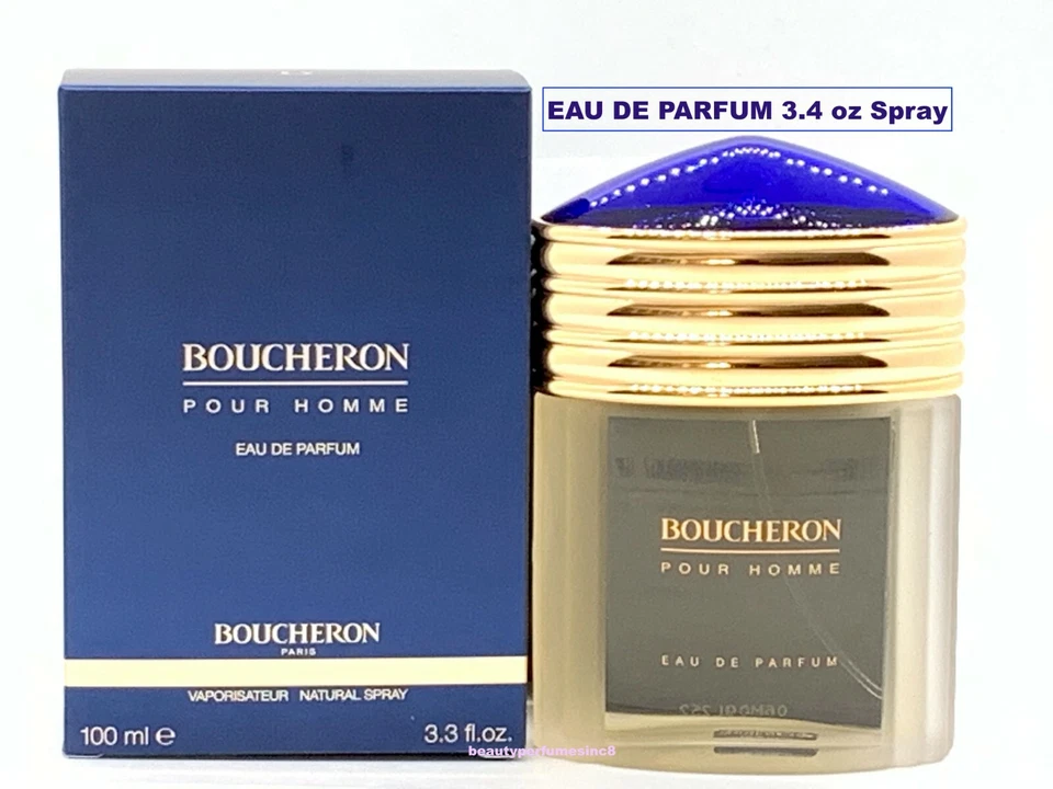 Perfume Boucheron 3,3 oz / 100 ml Eau De Parfum Spray, Para Hombres Nuevo en Caja Foto 2 de 4
