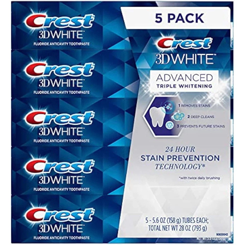 Crest 3D White Advanced Pro advance Whitening 5-pack - Image 2 of 4