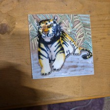 Bengal Tiger Ceramic Decorative Wall Art Tile 4x4 New Backsplash Gift Animal
