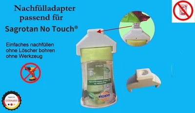 Nachfülladapter  Deckel Refill kompatibel mit Dettol/Sagrotan No Touch 