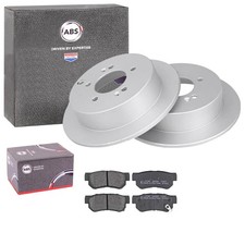 ABS BREMSSCHEIBEN + BELÄGE HINTEN passend für KIA SPORTAGE JE nur 4x4 / 4WD