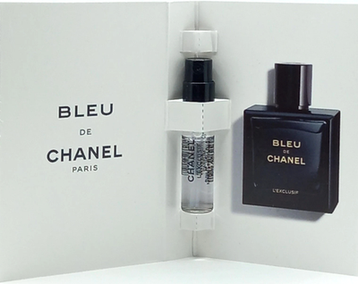 Chanel Bleu De Chanel L'Exclusif Parfum Vial Spray For Men 0.05 Oz