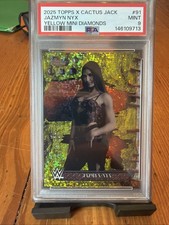 2025 Topps X Cactus Jack Jazmyn Nyx Yellow Mini Diamonds /75